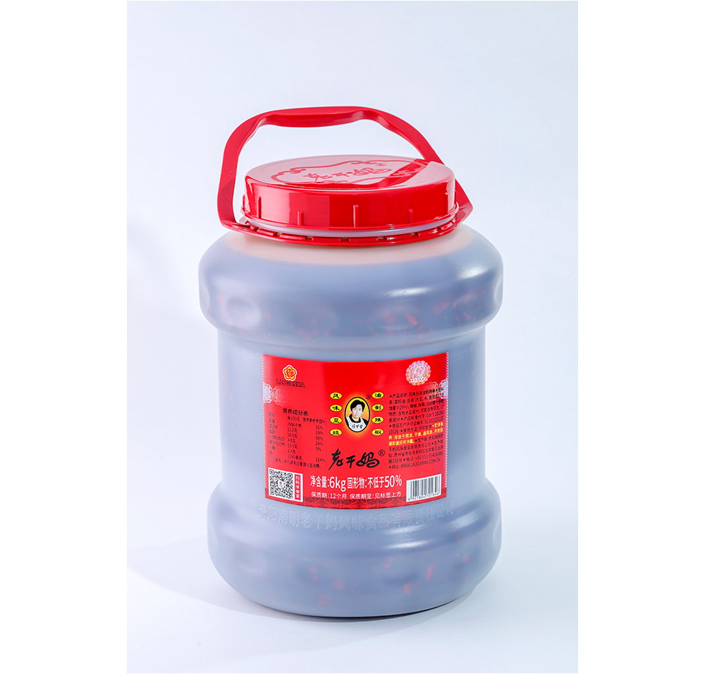 风味豆豉油制辣椒6kg