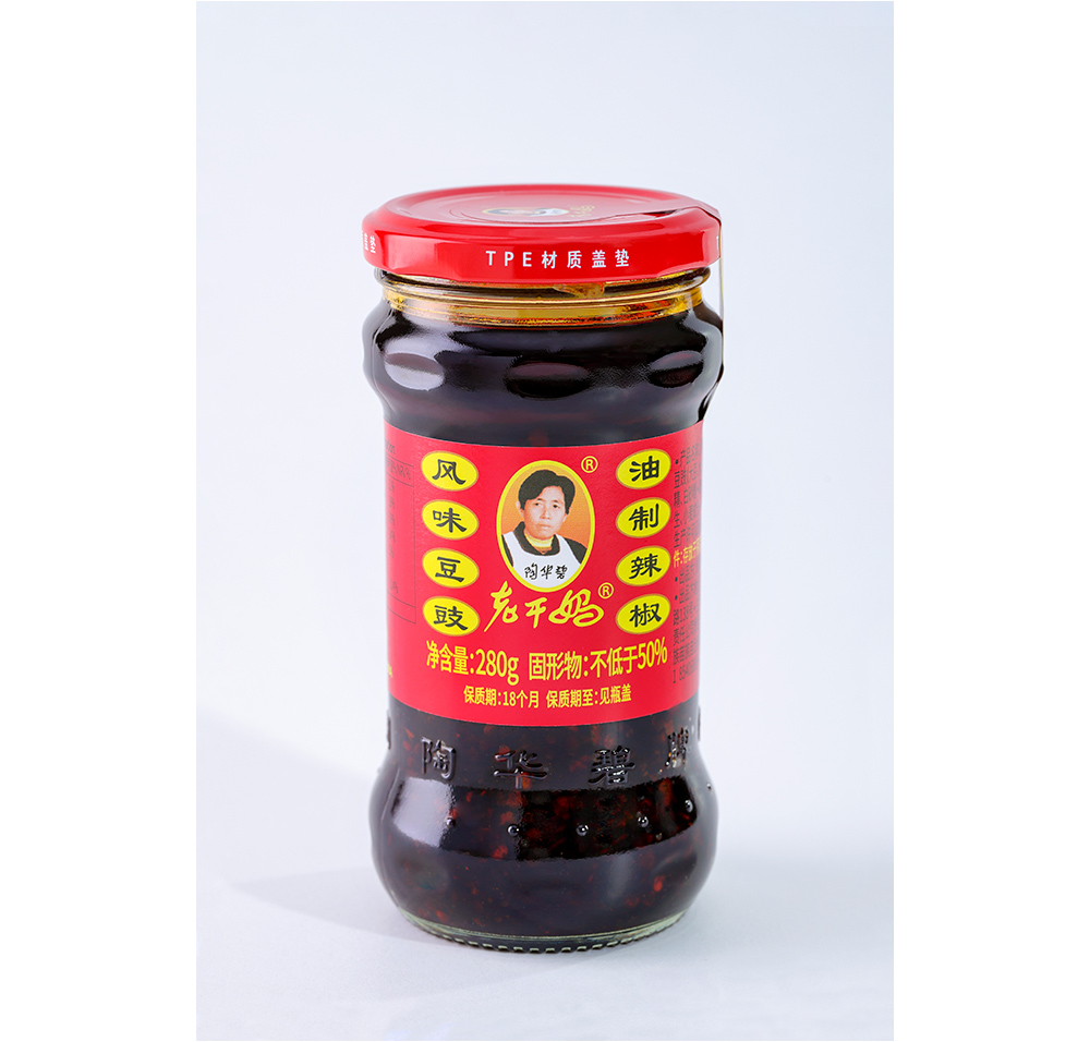 风味豆豉油制辣椒280g