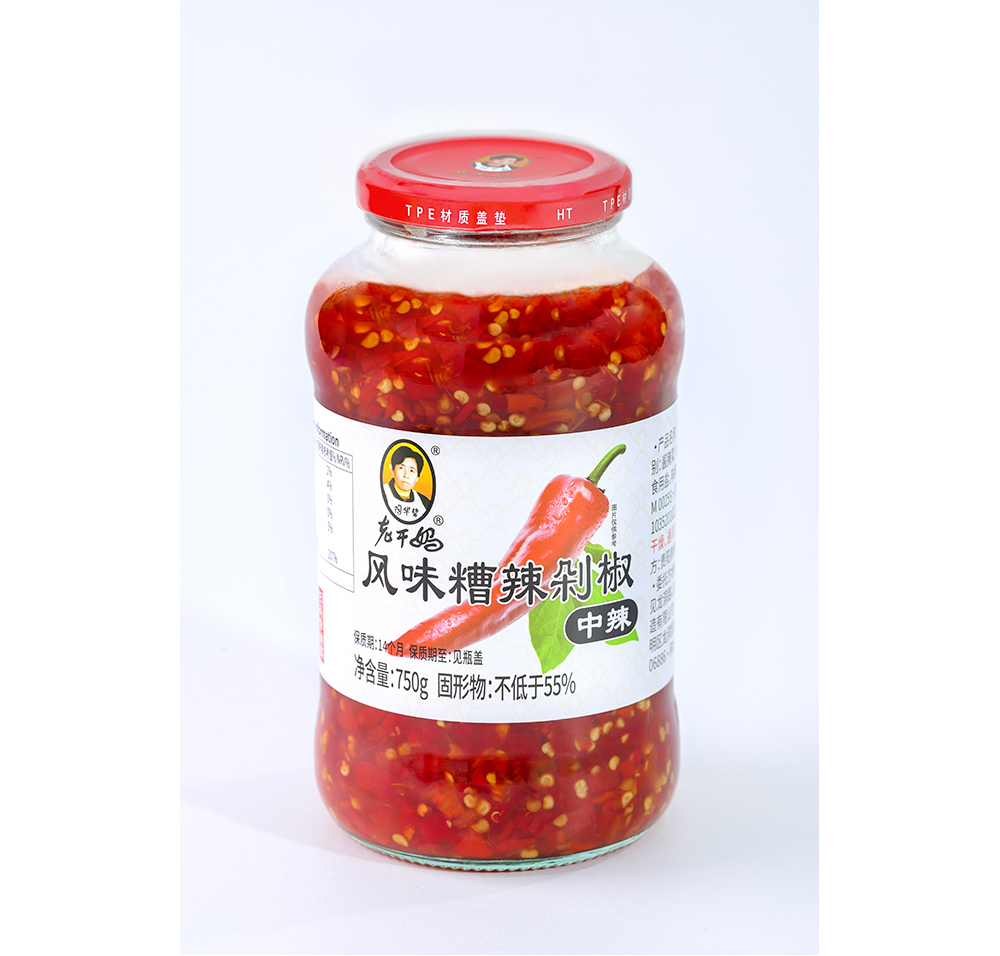 风味糟辣剁椒（中辣）750g
