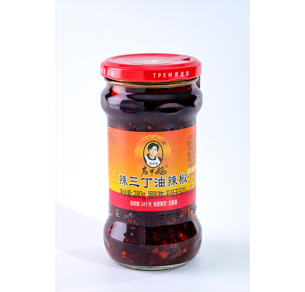 辣三丁油辣椒280g