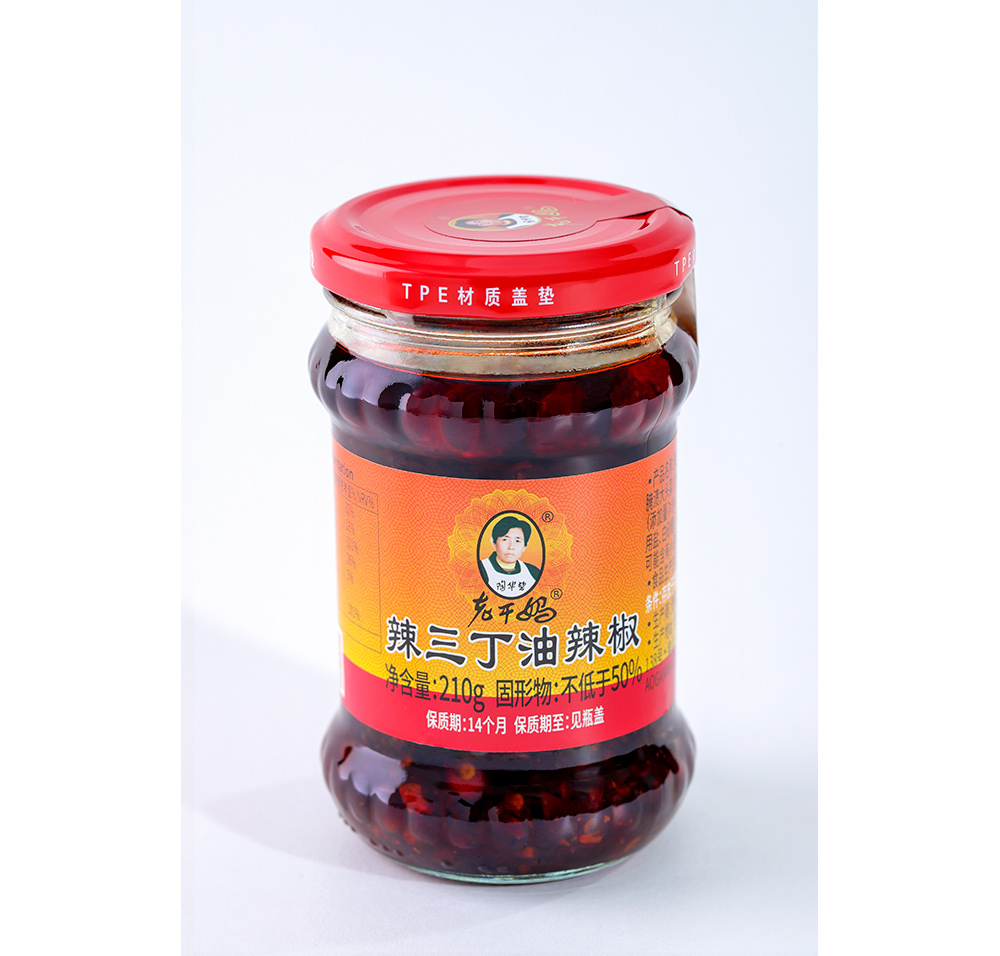 辣三丁油辣椒210g